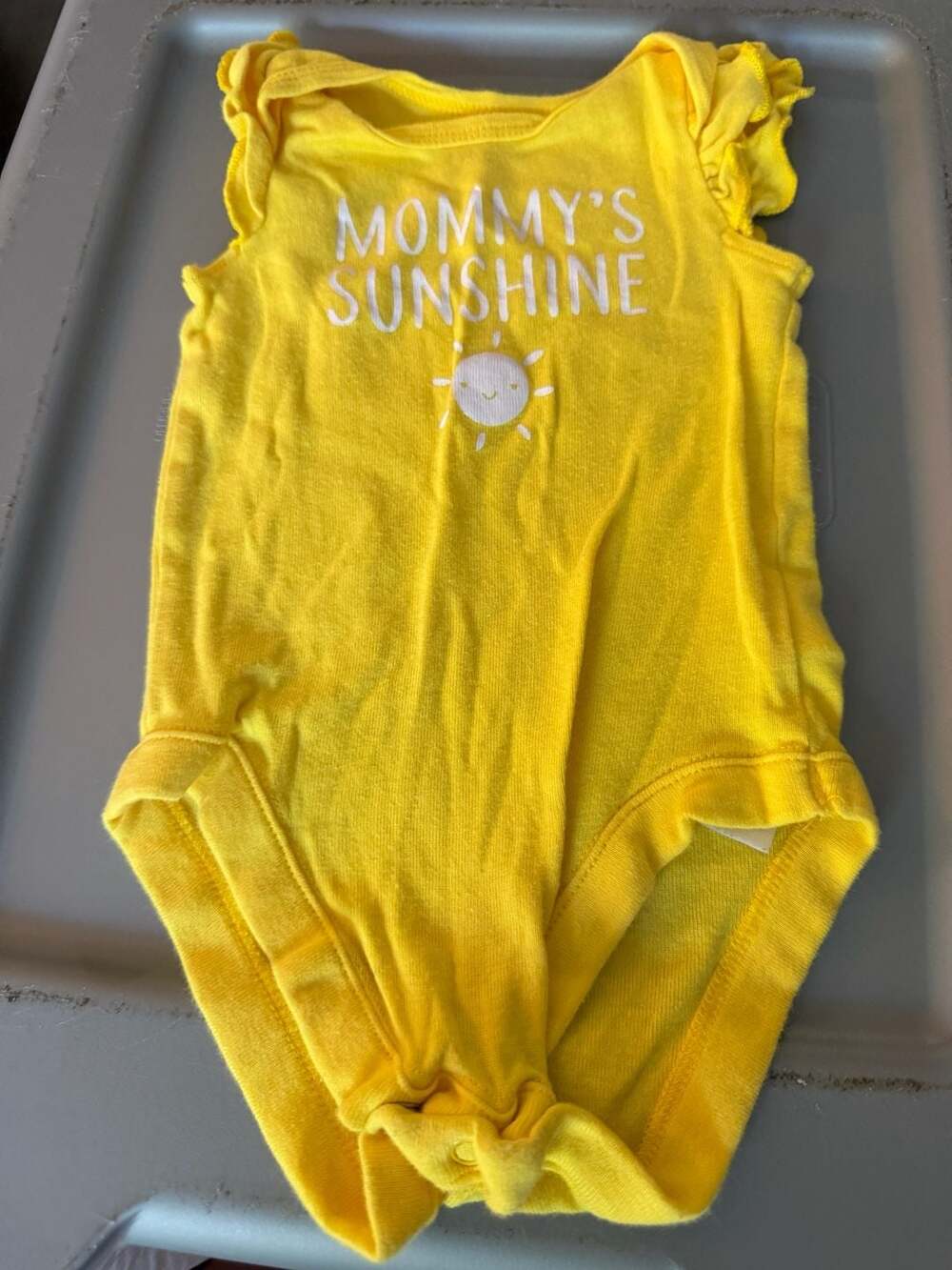 Bundles Baby Place Yellow Mommy's Sunshine Bodysuit 0-3M